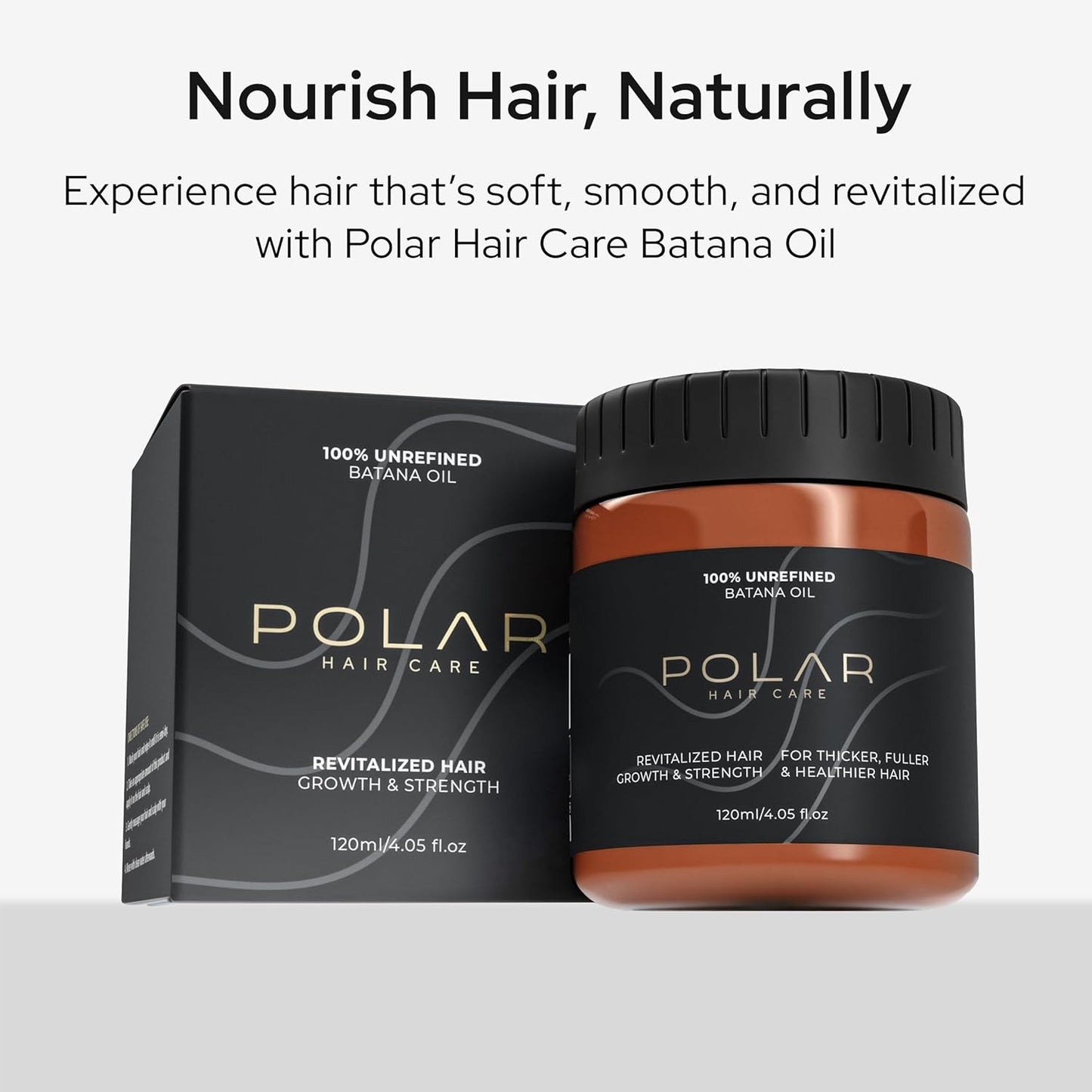 Batana Oil for Hair Growth - 100% Unrefined Natural Hair Oil for Thicker, Fuller Fibers | Deep Conditioning, 4.05 oz