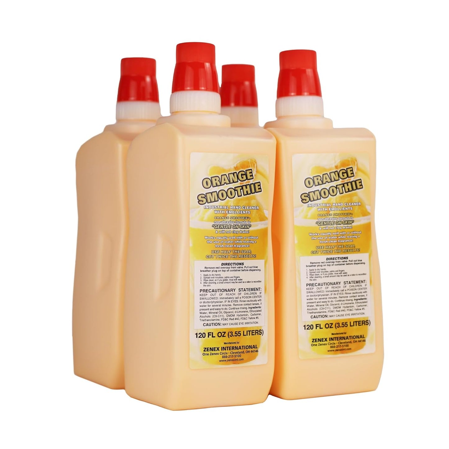 Orange Smoothie Hand Soap - Moisturizing Industrial Cleaner | Citrus Scent | Gentle on Skin | 3.55 L (1-Pack)