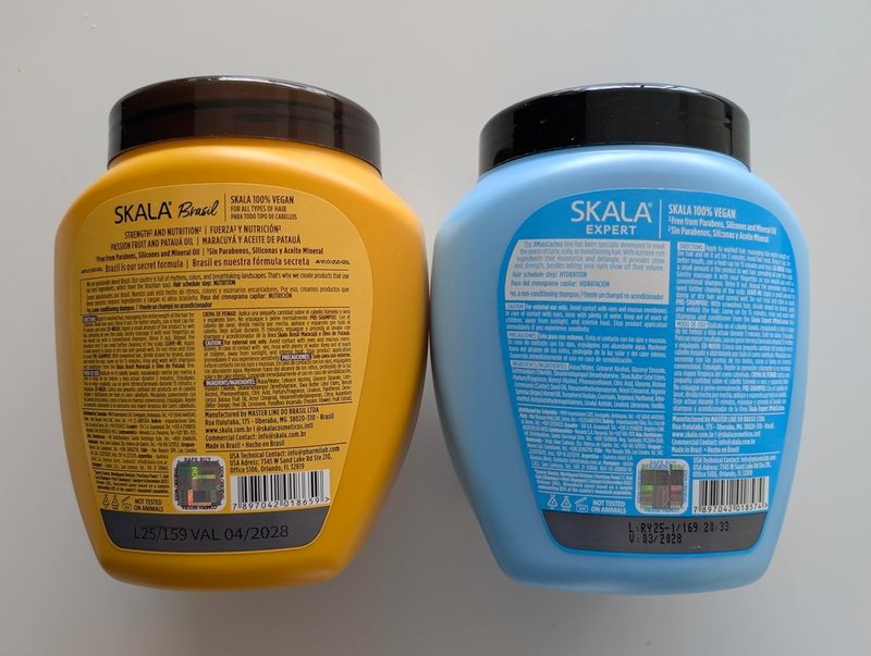 AWEGOO SKALA Hair Type 3ABC - Hydrating Curl Treatment & Frizz Control - 2-in-1 Cream for Curly Hair, Blue | 8.5 oz