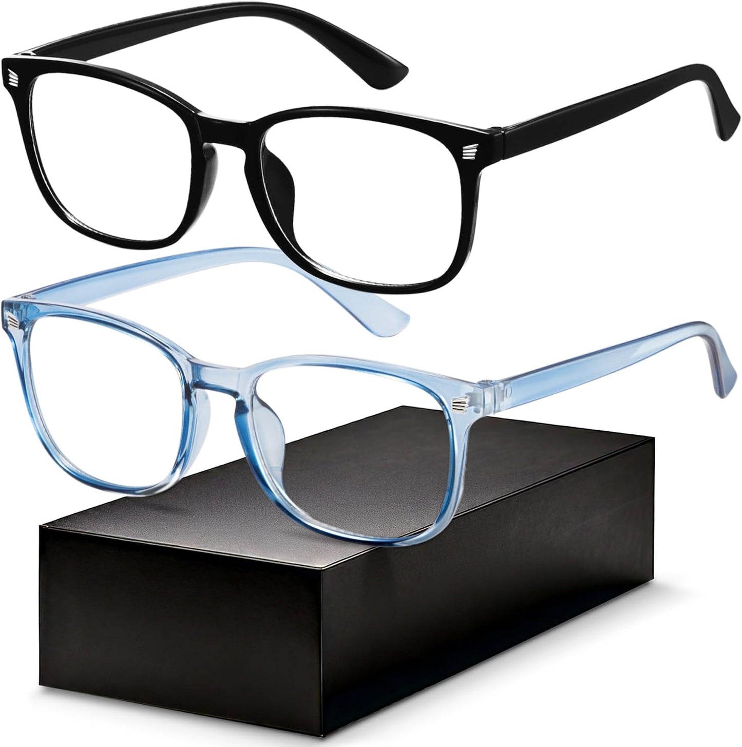 Gaoye Blue Light Blocking Glasses - Square Eyewear Frames for Men & Women | Anti-UV Computer Gaming Specs