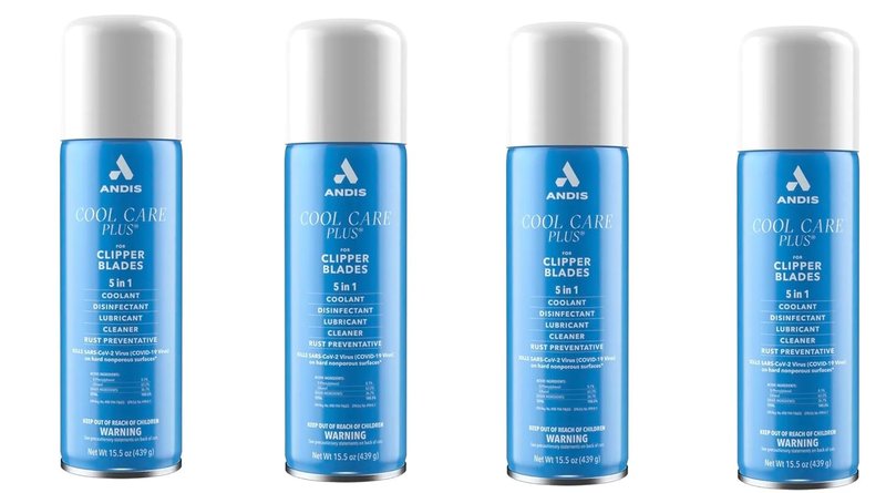 Cool Care Plus Clipper Blade Cooling Spray - 15.5oz Grooming Cleaner for Stylists & Barbers
