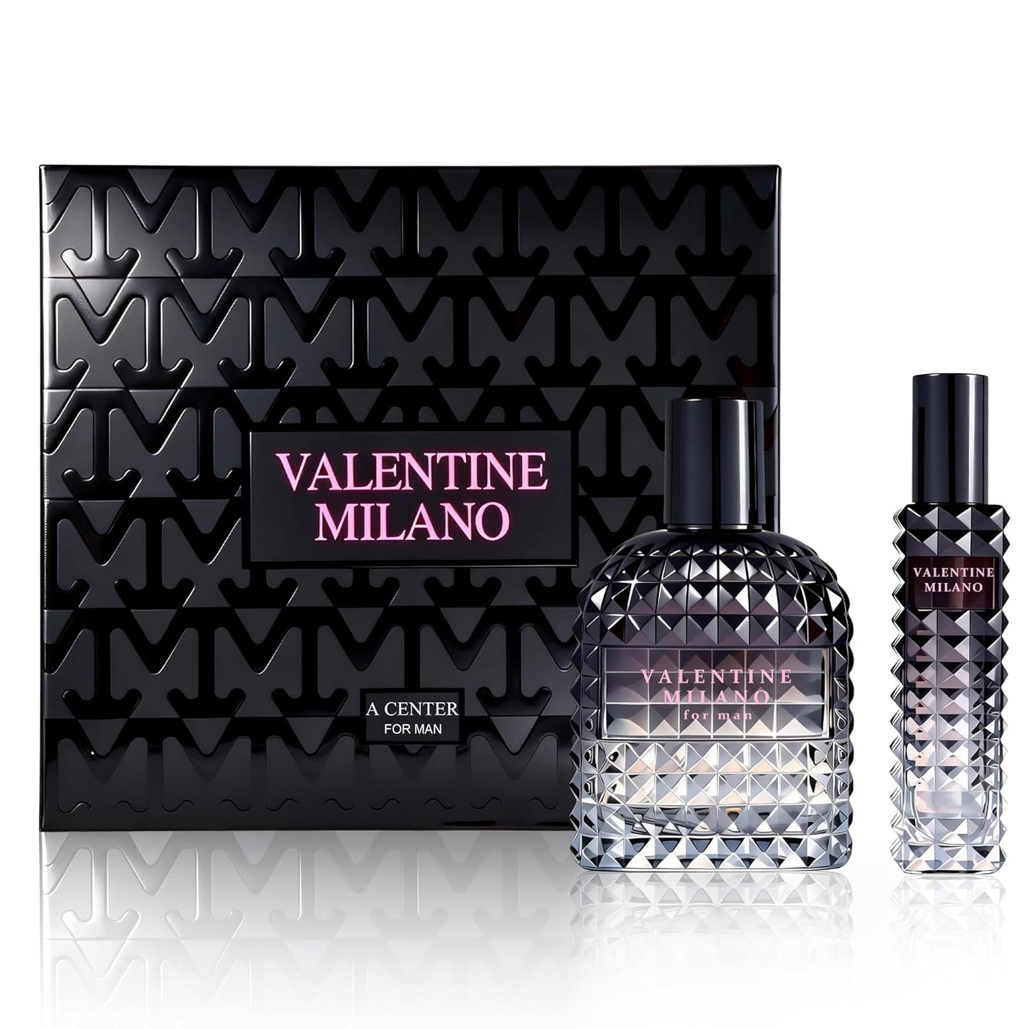 Valentine Cologne Set for Men - 4pc Eau de Parfum Combo | Floral & Woody Fragrance, 100ml Each