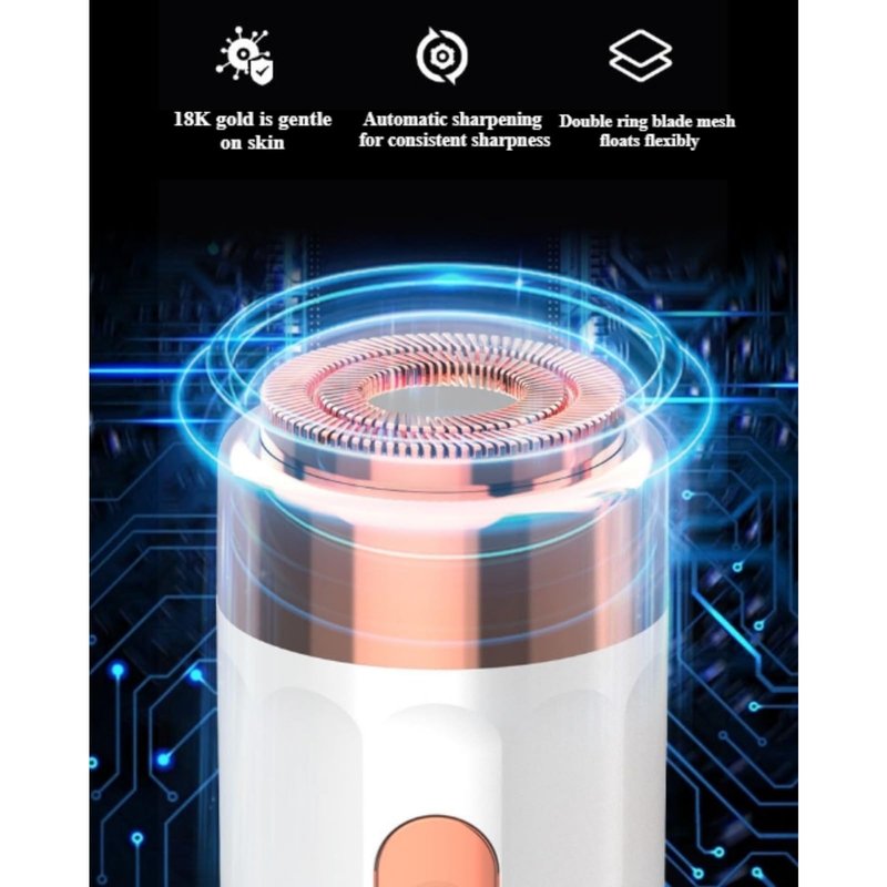 Epil Pro 3.0 Women Face Epilator - Painless Hair Remover for Face, Eyebrows, Lip, Chin, Arms, Underarms (Pink)