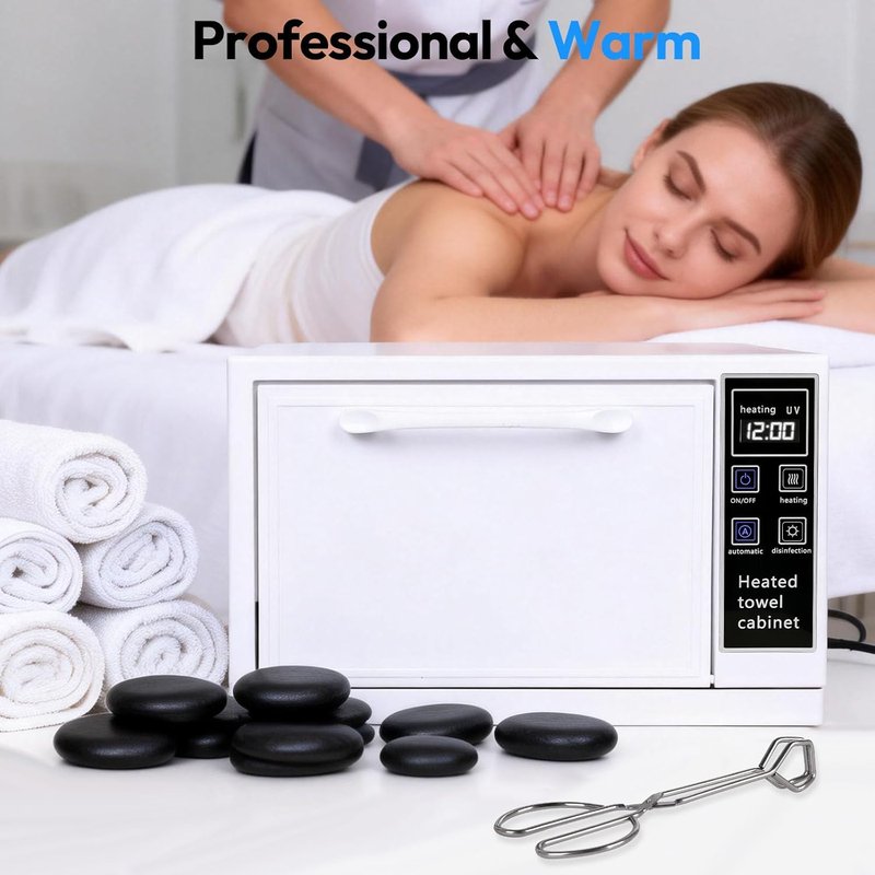Heated Towel Warmer Cabinet - 6L Spa & Salon Towel Heater | Home Use, Compact Design
