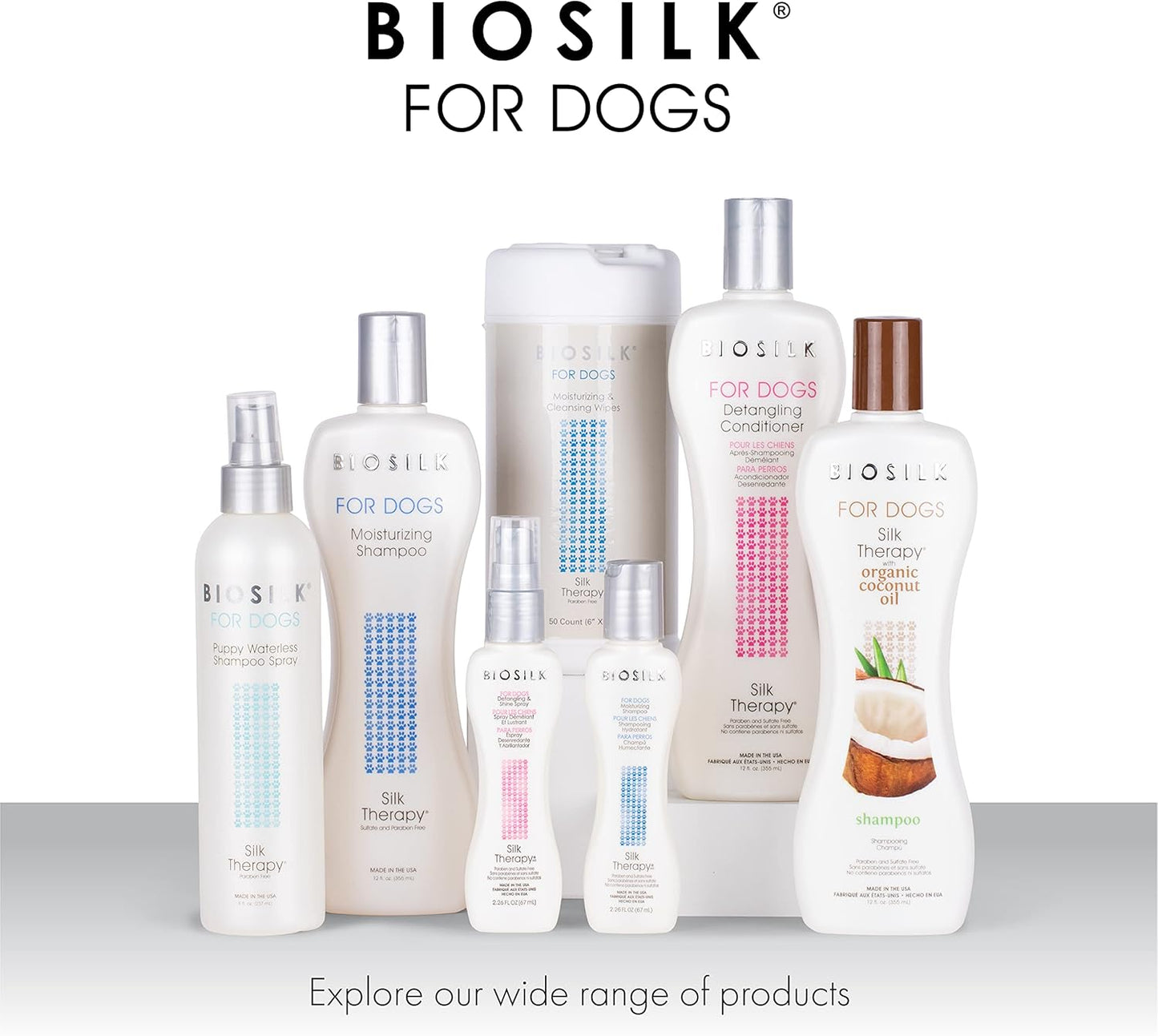 BioSilk Dog Detangling Conditioner - Silk Therapy for Smooth Coats | 12 Fl Oz