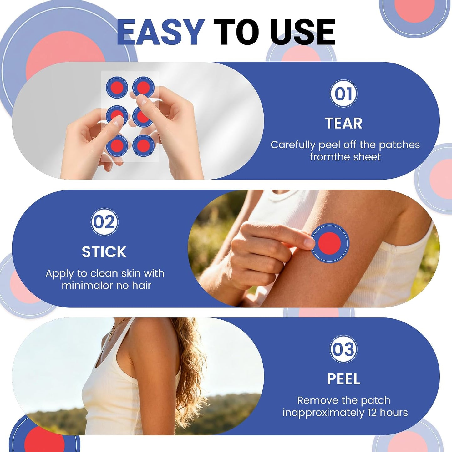 Berberine Patches - Mood Boosting Skin Wellness Patches | 90 Count for Positivity Support