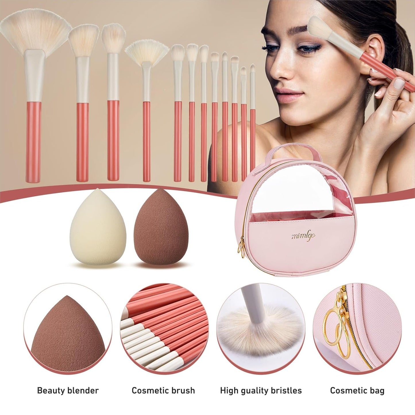 All-In-One Makeup Kit - Travel-Friendly Makeup Set for Women | Includes Foundation, Eyeshadow Palette, Lipstick & More