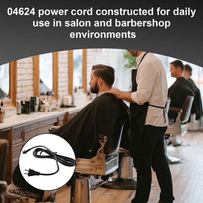 04624 Trimmer Cord for Andis Cord,Hair Clippers Cord for Andis T-Outliner Clippers Hair Trimmer,Power Line Replacement 04624,2 Wire