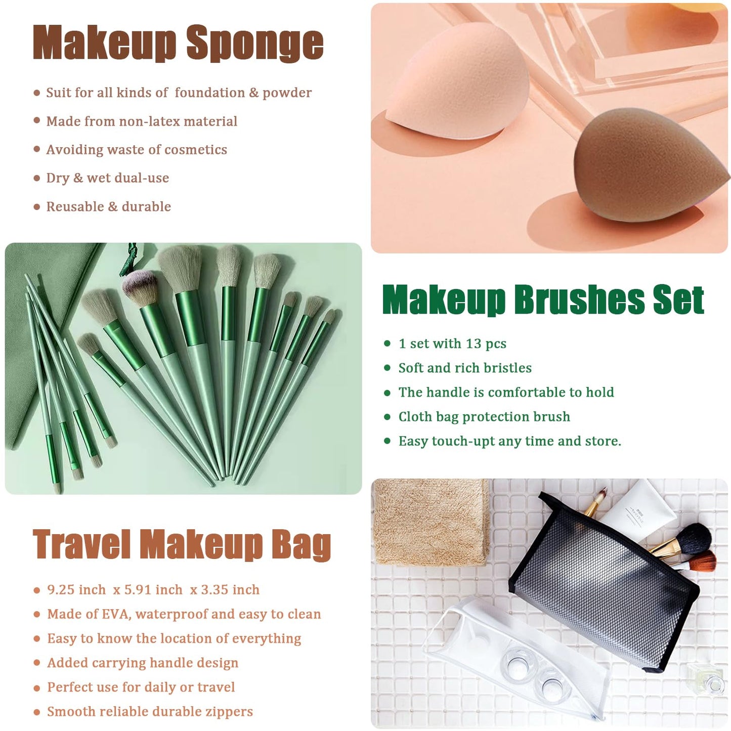 All-in-One Makeup Kit for Women - Complete Gift Set with Eyeshadow, Foundation, Lipstick & Tools | Ideal for Daily Wear & Parties