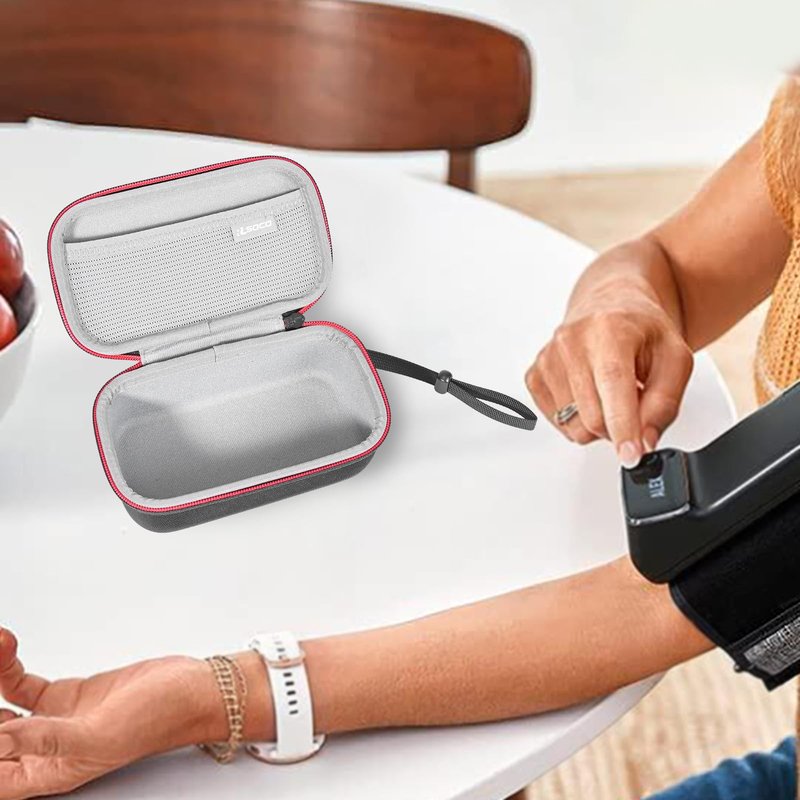 RLSOCO Hard Case Compatible with Garmin Index BPM & Checkme BP2A/BP2 Smart Blood Pressure Monitor | Compact Design with YKK Zipper & Scratch Protection (Case Only)