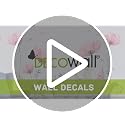 DECOWALL Little Birds Kids Wall Stickers - Removable Decals for Nursery