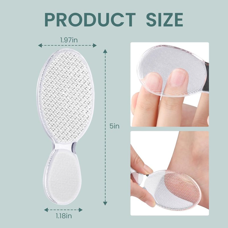Glass Foot File - 8-Shaped Callus Remover with Rough & Smooth Sides | Professional Pedicure Tool for Men & Women