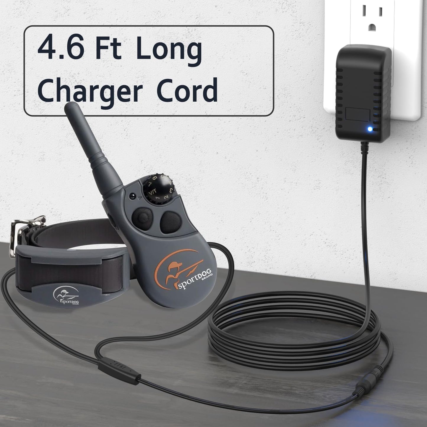 Cordro Replacement Charger Cable for SportDOG Dog Remote Trainer, Compatible with SportDOG SD-425 SD-425S SD-425CAMO SD-825 Remote Trainer Power Cord Adapter