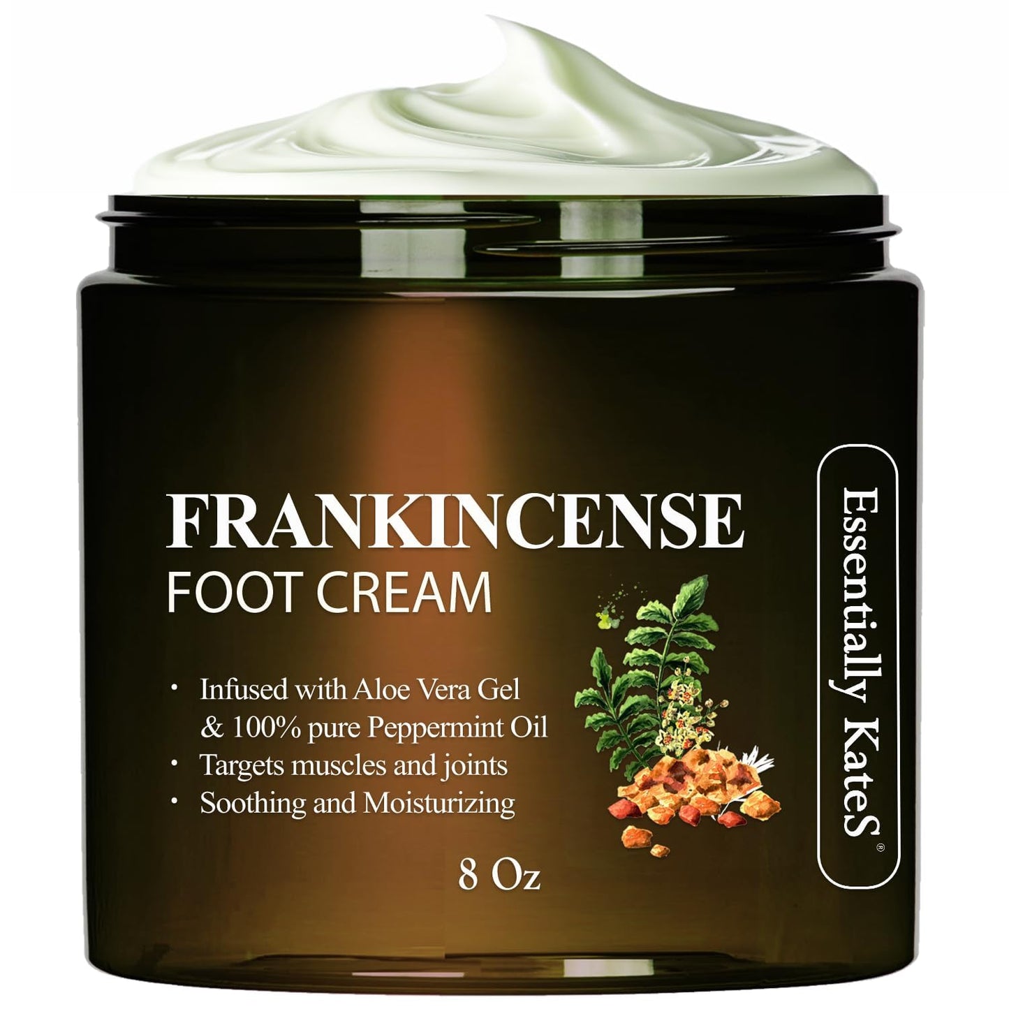 Cedarwood & Clove Foot Cream with Frankincense - 8 Fl Oz | Nourishing Woodland Blend