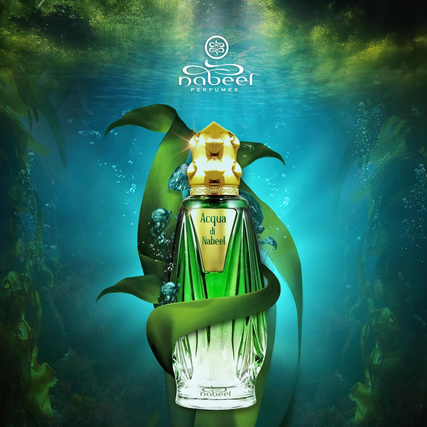 Nabeel Souq Collection - Acqua Di Nabeel for Unisex - Arabian Perfume for Women & Men with Lemon, Grapefruit, Oud, Jasmine, Vetiver, and Leather Scent - Arabic Cologne - Travel Size - 3.3 oz EDP Spray
