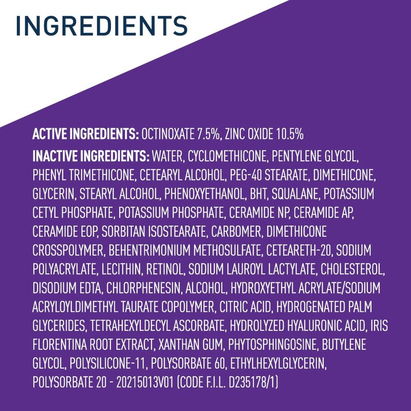 CeraVe Anti-Aging Face Cream SPF 30 - Retinol & Hyaluronic Acid, 1.76 oz | Hydrating Anti-Wrinkle Formula