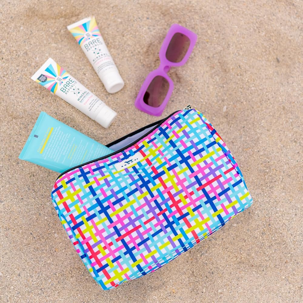 Toiletry Bag - Water-Resistant Makeup & Cosmetic Organizer | Fits Full Size Items, Inside Pocket