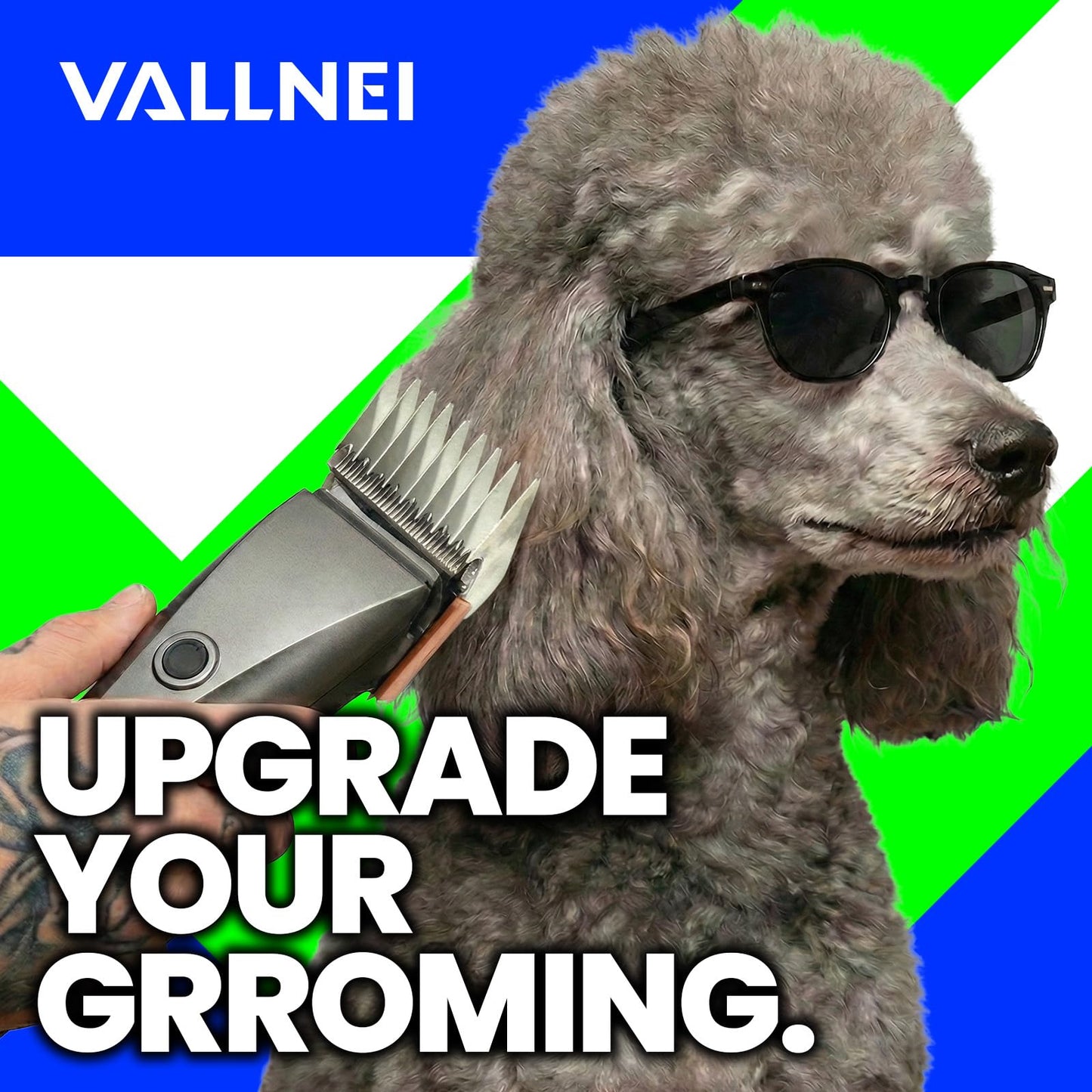 8-Sized Professional Animal Stainless Steel Guide Comb Set for 5-in-1 Detachable Blade Clippers, Compatible with Wahl Bravura, Arco, Chromado, Figura, Motion, for Dogs, Cats, and Horses