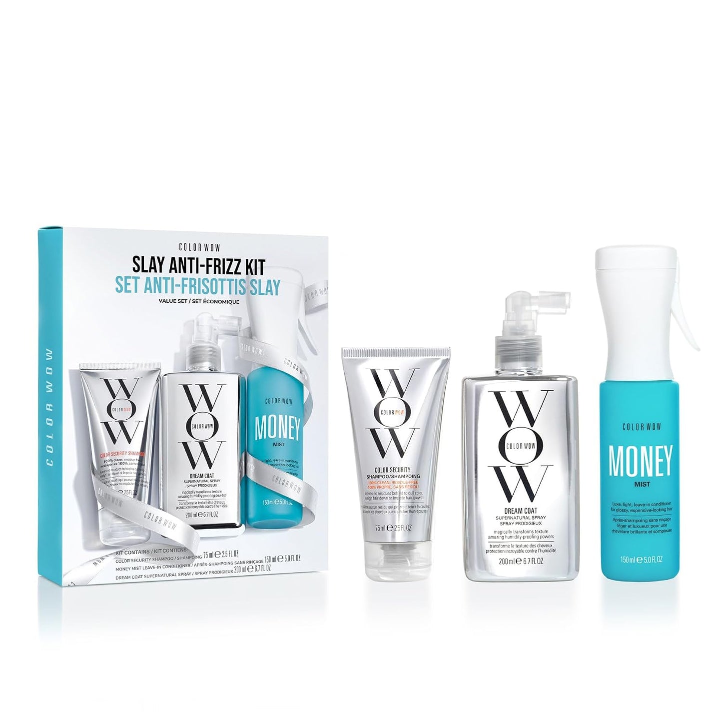 COLOR WOW Dream Coat Supernatural Spray - Frizz-Free, Shiny Hair | Award-Winning Anti-Humidity Treatment