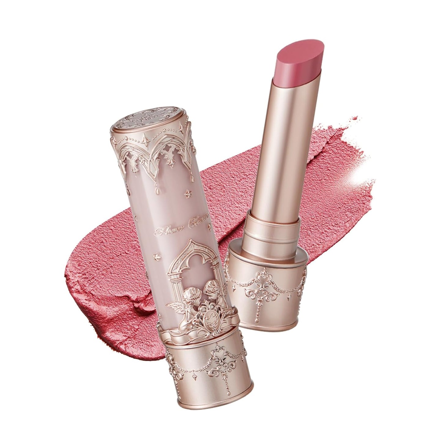 Little Angel Matte Lipstick - Ultra Silky Vegan Lip Mud Stick | Long Lasting Moisturizing Formula, Velvety Brown (C07 Golden Wheat)