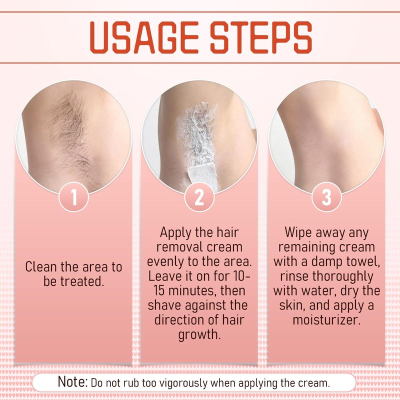 Facial Hair Removal Cream, Professional Depilatory Care Cream, Upper Lip & Chin Hair Remover for Sensitive Skin, Smooth Skin Treatment for Women & Men