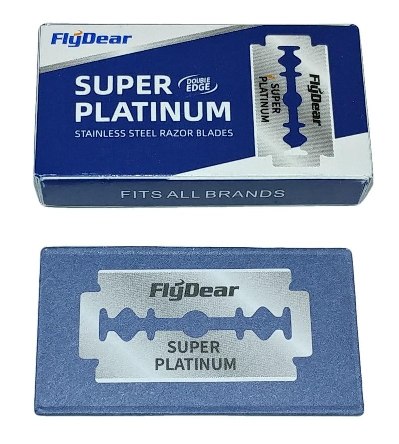 100x Fly Dear Super Platinum Double Edge Razor Blades Sampler Pack Stainless Steel. JL Missouri Parts & Misc.