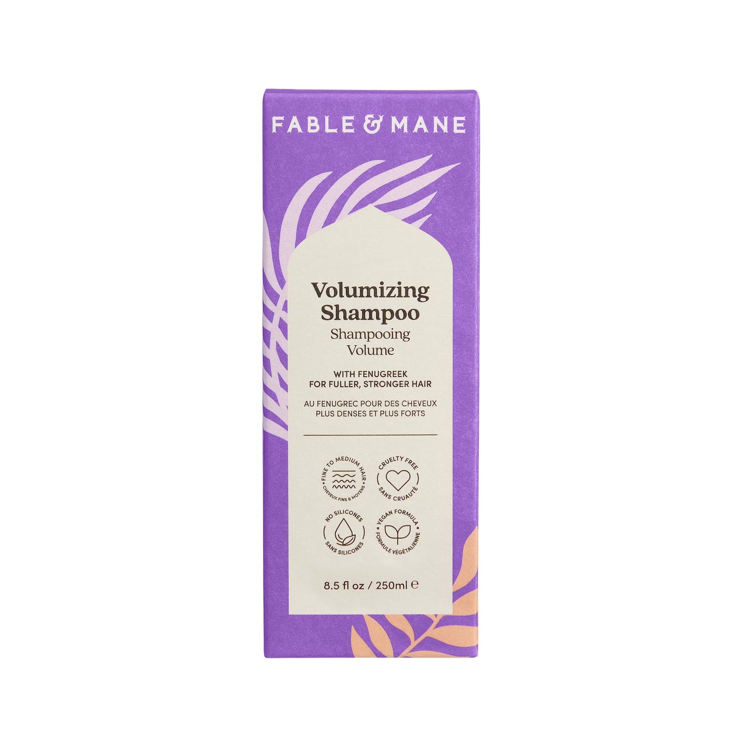Fable & Mane Volumizing Shampoo, adds Weightless Volume from Root to Ends. Cleanses and Shine-Boosting with Alma For Thinning, Fine or Medium Hair Types