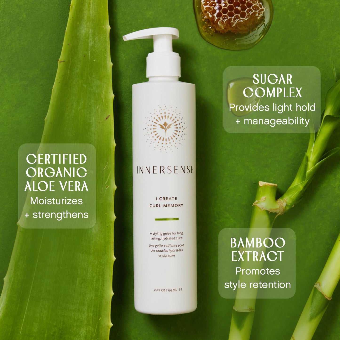 INNERSENSE Organic Beauty - I Create Curl Memory Gel | Strong Hold, Hydrating, Elongating | Non-Toxic, Cruelty-Free Haircare (2 Pack - 2 fl oz | 59.1 mL each)