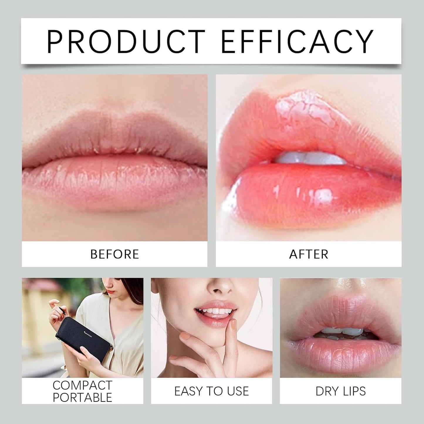 Color Changing Lipstick - PH-Adaptive Moisturizing Lip Balm for Mature Skin | Long-Lasting Glossy Finish (1PC)