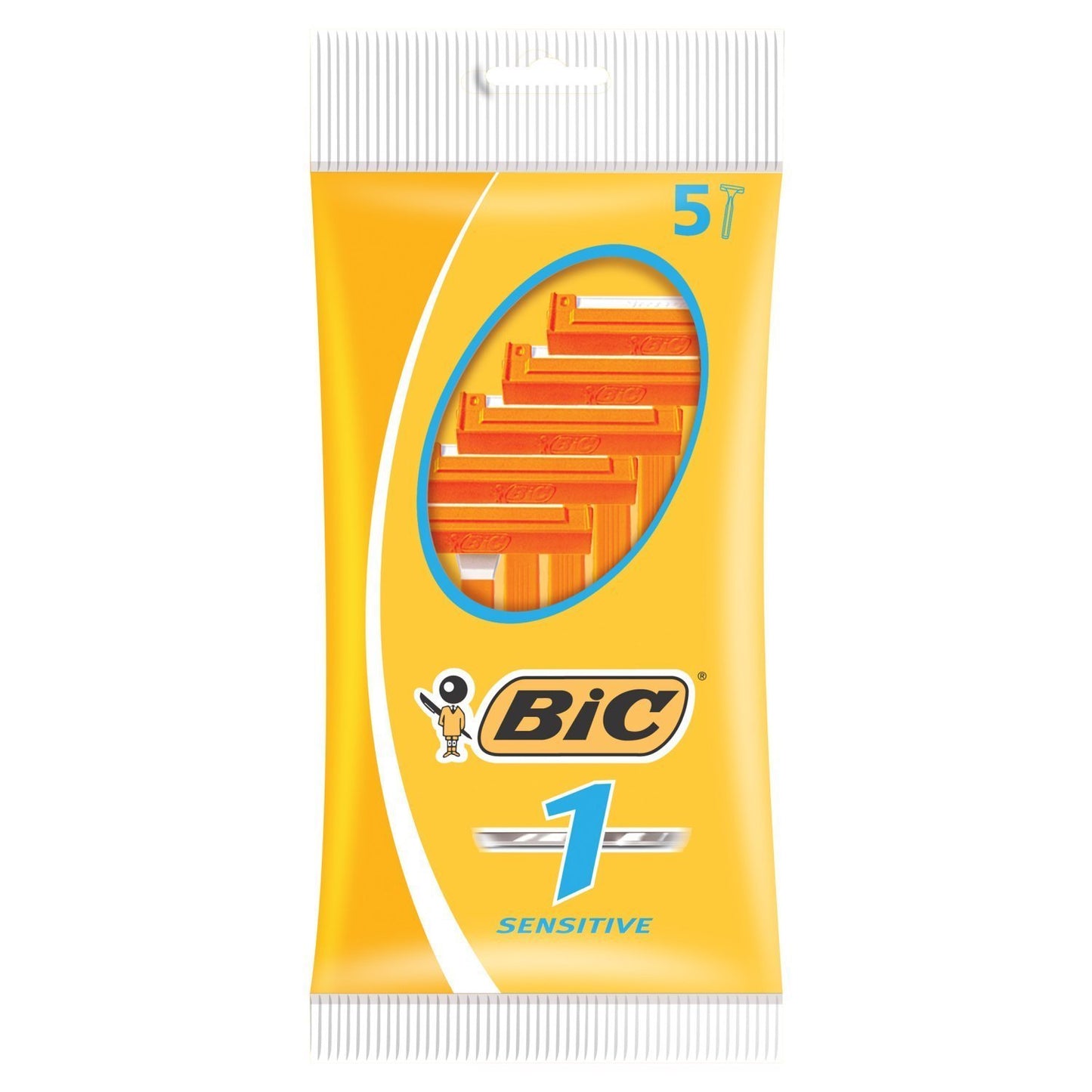 BIC Pack of 3 Packs of 5 Razor Blades No. 1-1 Blade for Sensitive Skin