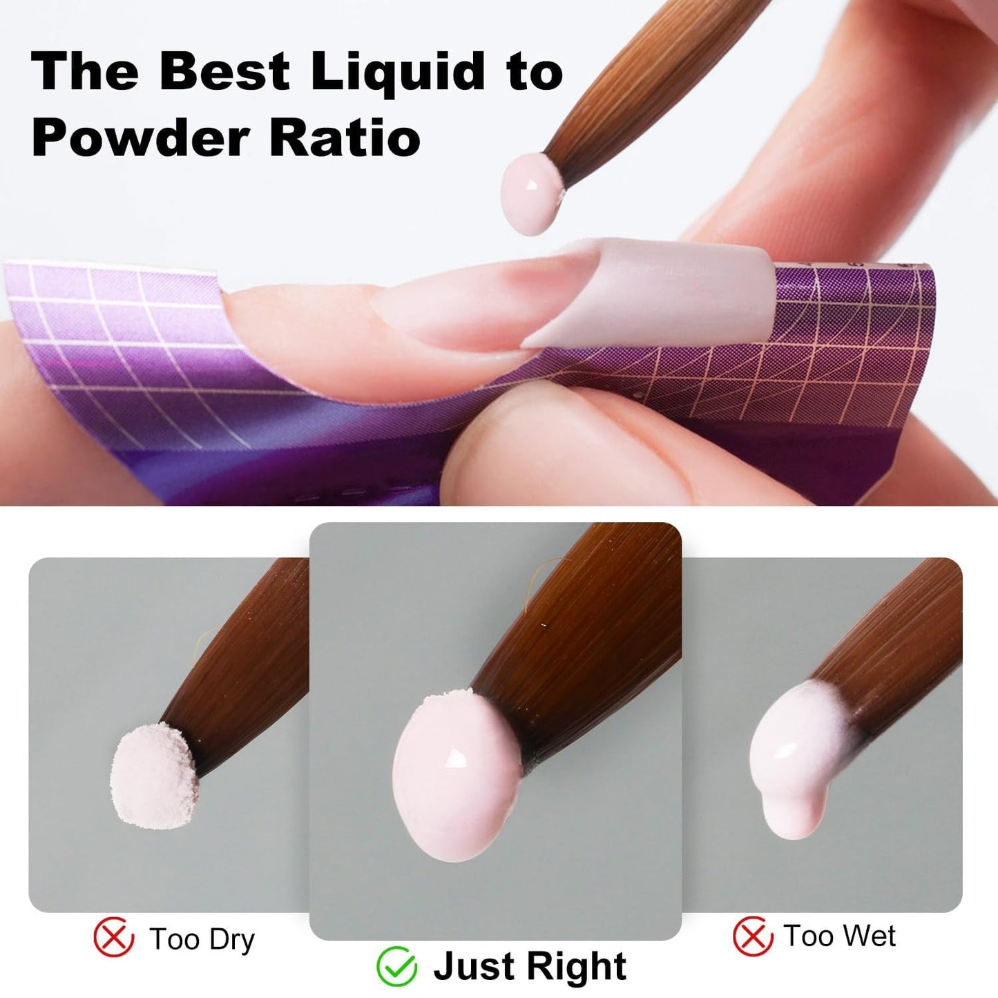 Acrylic Nail Kit for Beginners - Complete Drill Set with 12 Color Acrylic Powders | Home Salon Tools