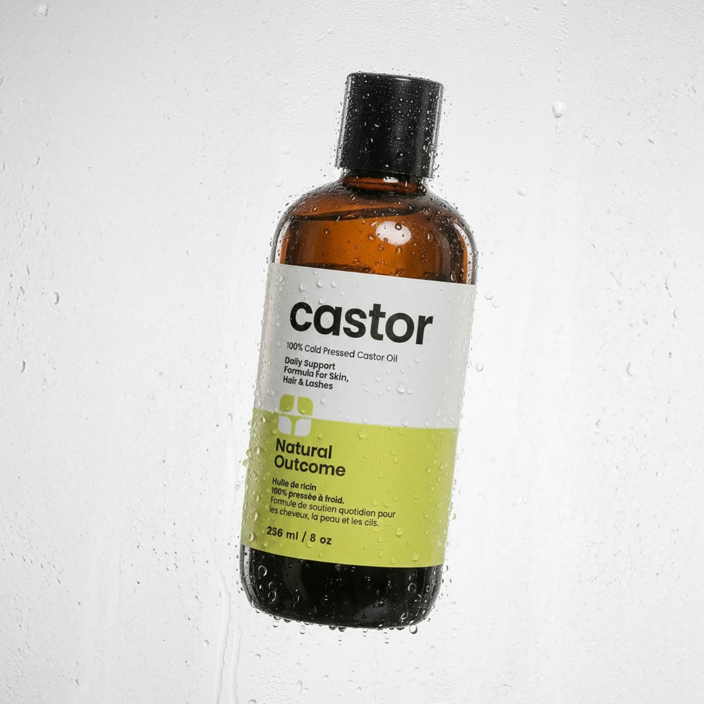 Castor Oil 100 % Pure – 8 oz Cold‑Pressed & Hexane‑Free | Hair, Scalp, Lashes & Skin Moisturiser | Vegan, Made in USA