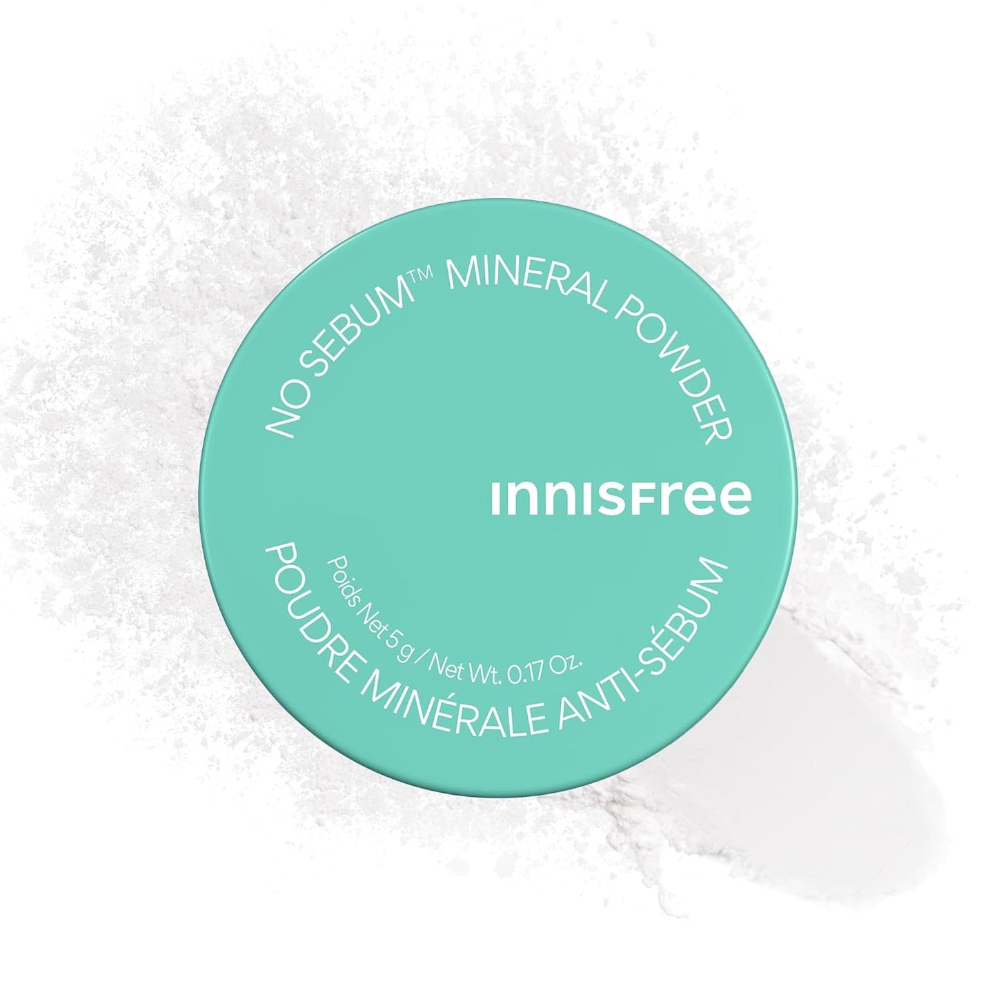 Innisfree No Sebum Powder - Limited Edition Pink & Peach Loose Powder for Brightening & Mattifying | All Skin Types, Cherry Blossom