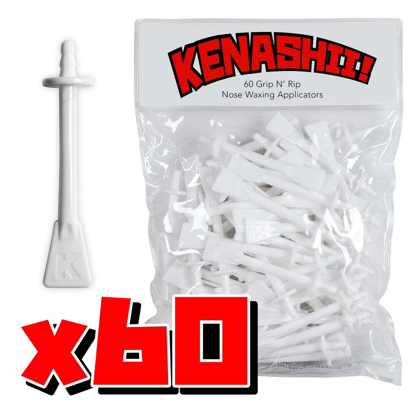 Grip’n’Rip Nose Waxing Sticks from Kenashii, Bespoke Nasal Wax Applicators for Easy and Effective Nose Hair Removal, Wax and Wipes Sold Separately