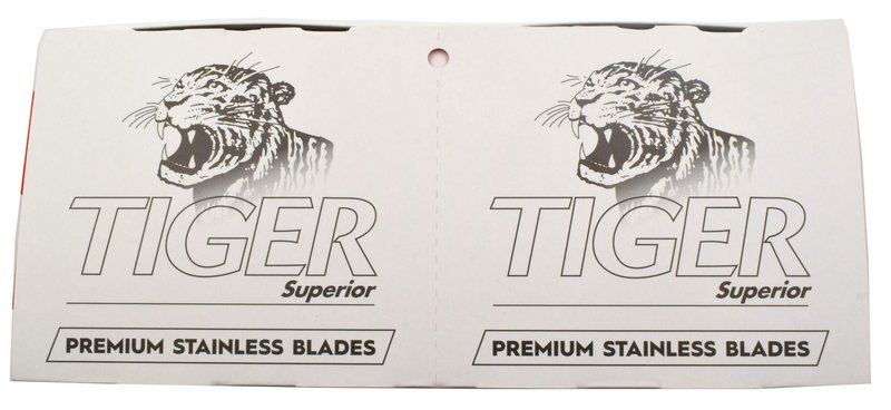 100 Tiger Superior Double Edge Razor Blades