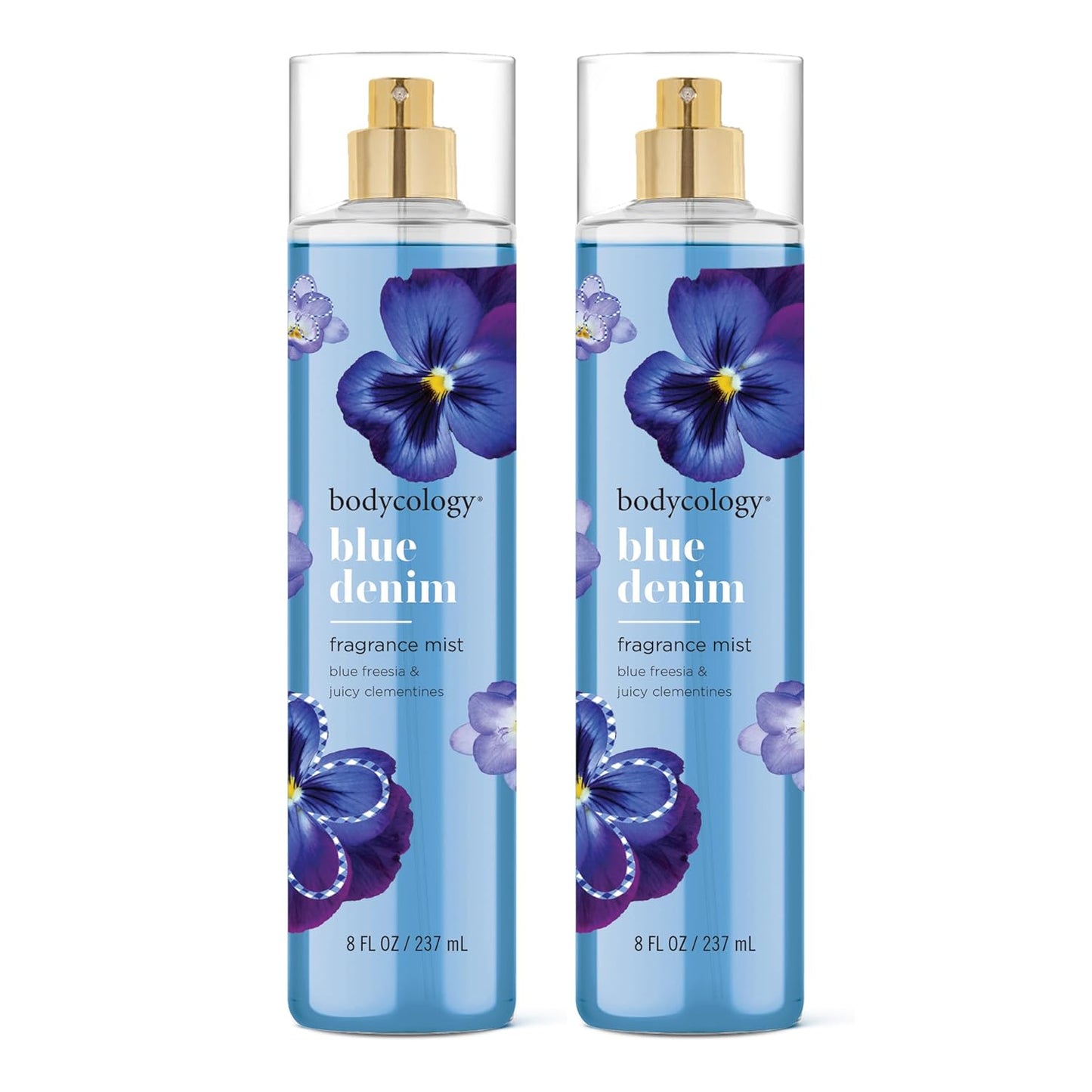 Bodycology Hawaiian Beach Body Mist - Long-Lasting Fragrance, 8 fl oz (Pack of 2)