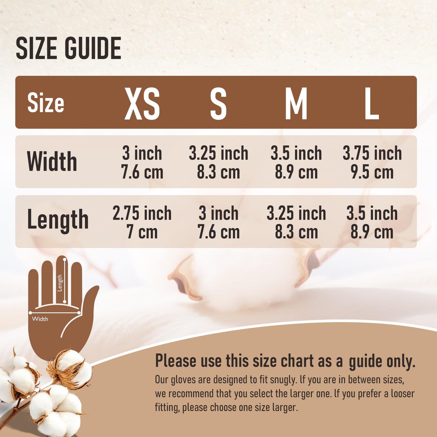 COOLJOB 4 Pairs Soft Moisturizing Cotton Gloves Set with Stretch Elastic Cuff, Overnight Lotion Sleeping Gloves for Dry Hands, Eczema Skin, Beauty Women SPA Essentials, Small, White