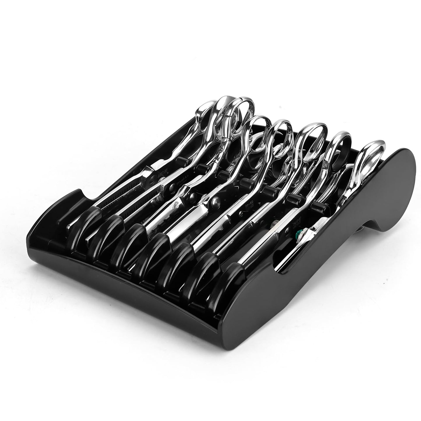 Salon Scissors Holder Rack,Salon Scissors Holder Racks Barber,Shears Stand Organizer Storage Tray,Hair Salon Shear Holder Scissors Storage Tray Available, for Scissors (8 x 5.1 x 2.2)