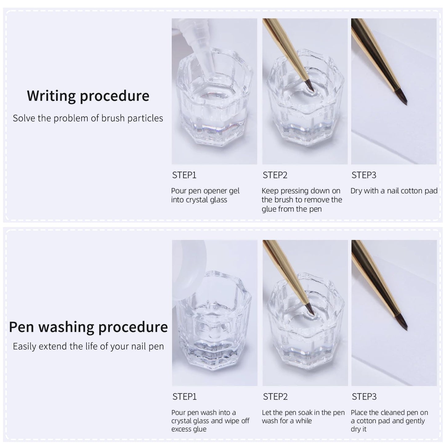 JFIYUOMCI Acrylic Nail Brush - Lengthen 13mm, Professional Nail Art Brushes for Easy Powder, Gel Polish, Extension Gel & Acrylic Application, Nail Design Tool for Manicure DIY & Salon - Oval Head