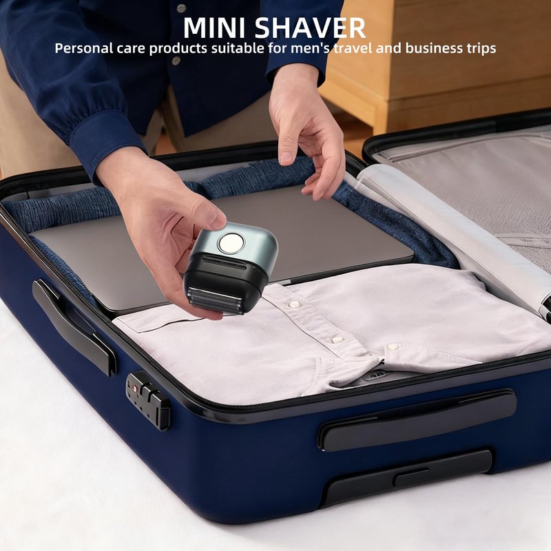 Foil Shaver for Men and Women - Electric Razor with 2 Precision Blades, USB Rechargeable IPX6 Waterproof Wet/Dry Shaver, Compact Personal Grooming Tool for Travel Home Office