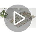 Boho Linen Placemats Set of 4 | 12x18 Inch Washable Table Mats