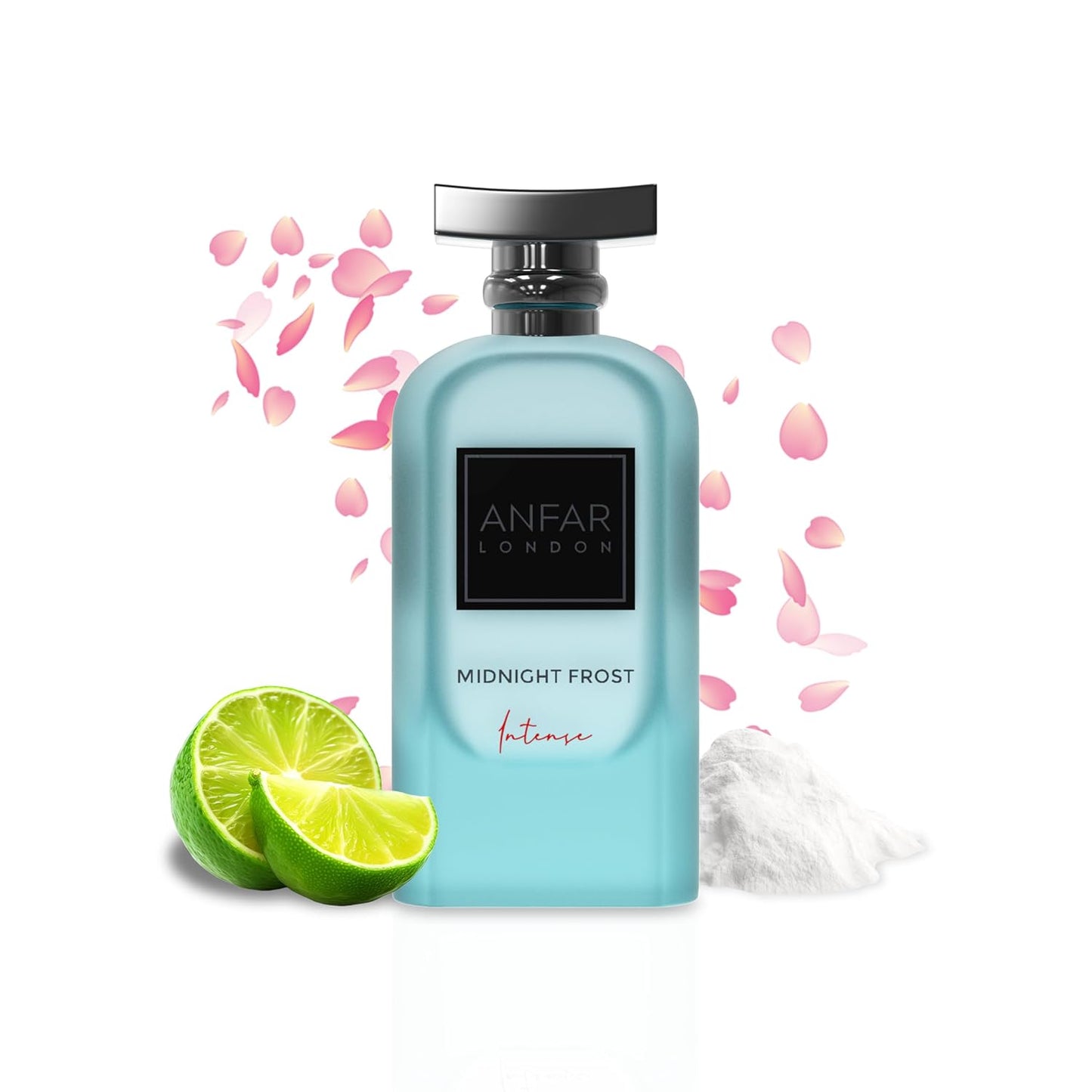 Midnight Frost Tangerine Eau de Parfum 100ml - Long Lasting Citrus Amber Musk Fragrance for Men | Luxury Arabian Cologne