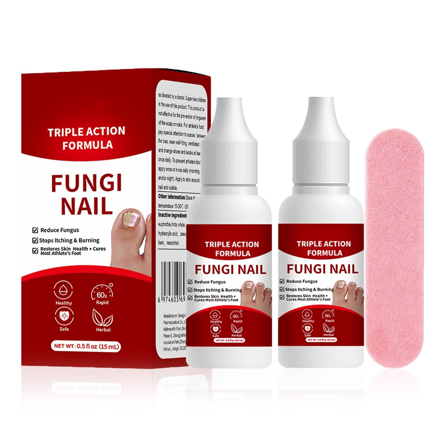Fungi Nail Toenail Treatment - Gentle Formula for Healthy Nails | 1 Piece