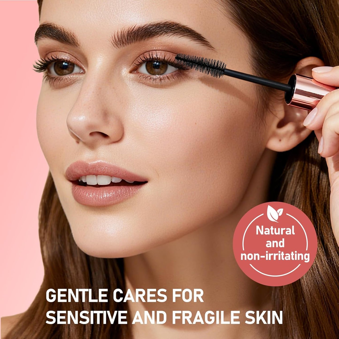 Liquid Lash Extensions Mascara - Lengthening & Volumizing Tubing Formula | Smudge-Proof, Nourishing for Sensitive Eyes - 2 Pack