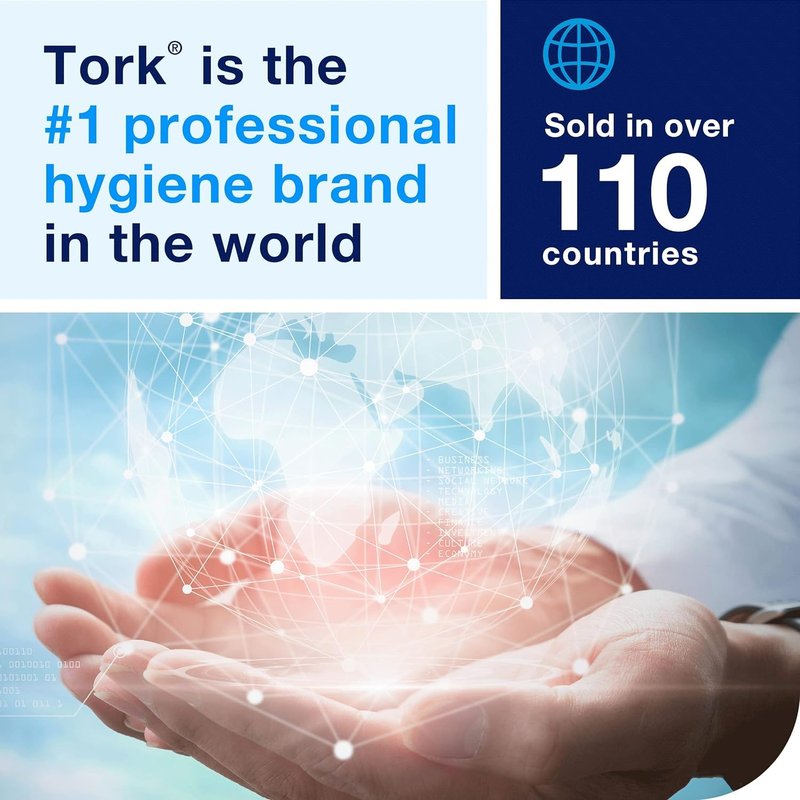 Tork Hand Sanitizing Foam - Alcohol-Free, Gentle Formula | 6 x 1L Bottles
