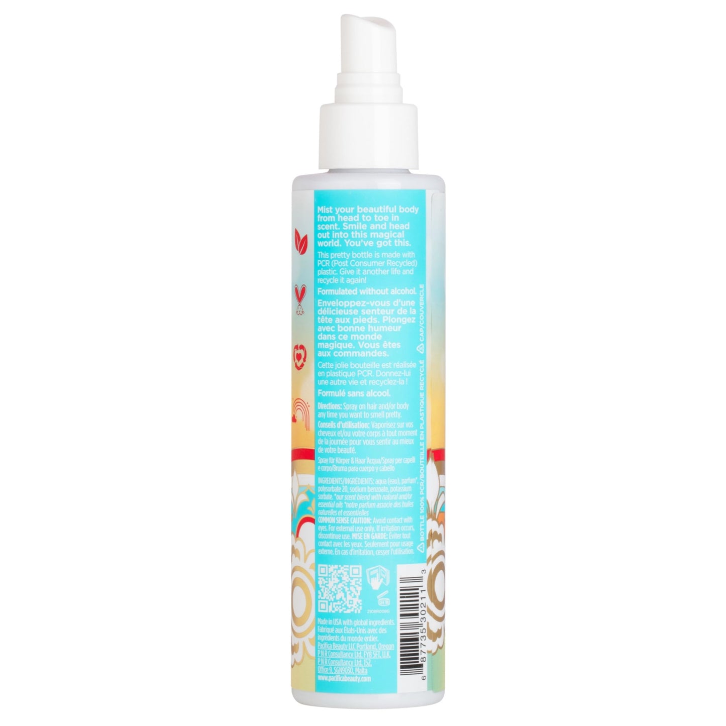 Pacifica Beauty Indian Coconut Nectar Hair & Body Mist, Functional Fragrance For A Calming Experience, Paraben-Free, Vegan & Cruelty-Free, 5 Fl Oz