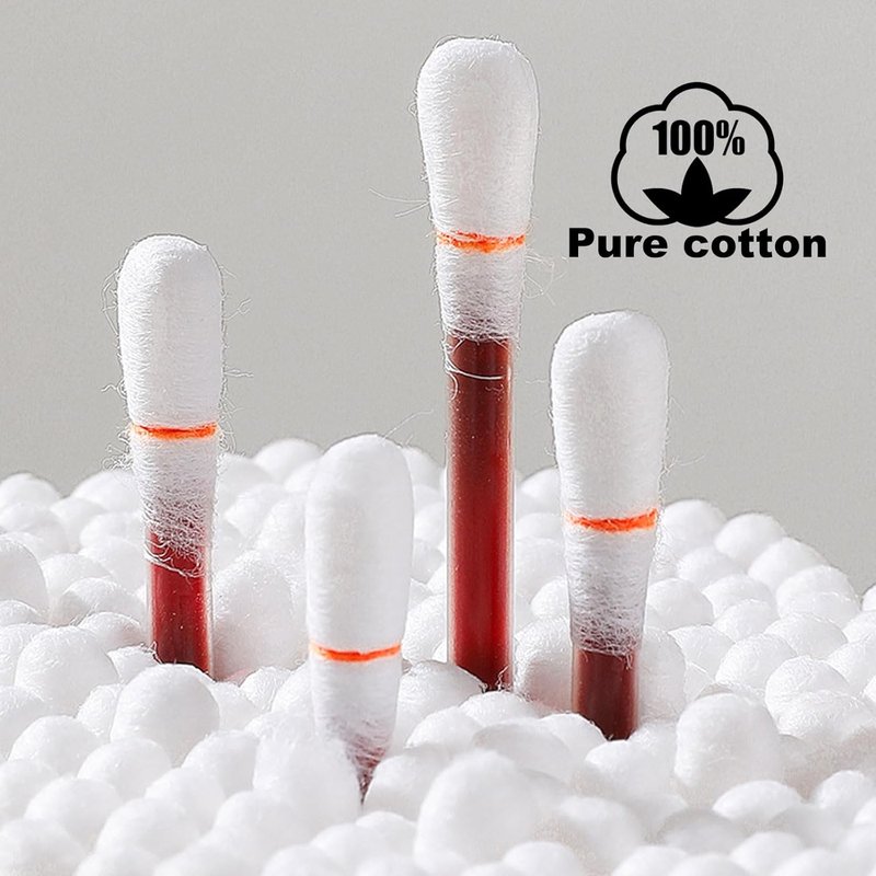 Disposable Iodine Swabs - Individually Wrapped Cotton Swabsticks for Wound Care | Pack of 200
