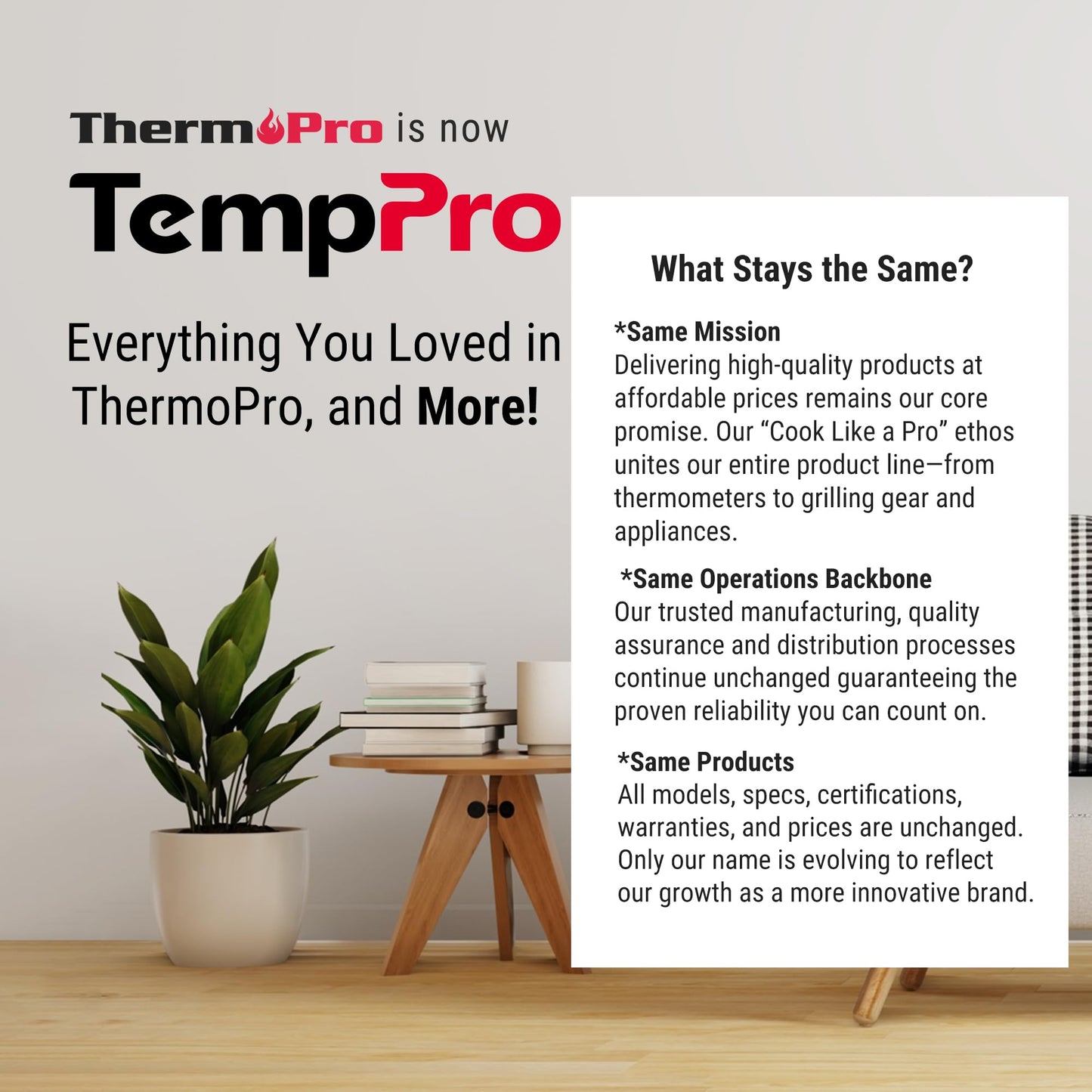 TempPro TP50 Digital Hygrometer Indoor Thermometer Room Thermometer and Humidity Gauge with Temperature Humidity Monitor(Previously ThermoPro)