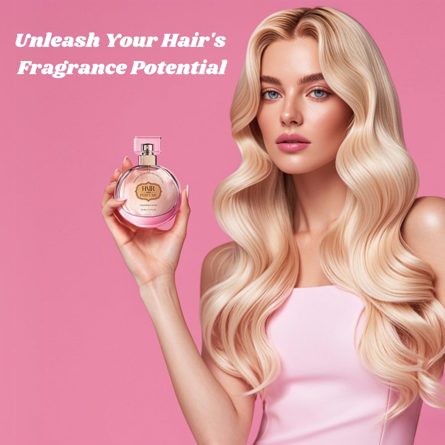 Hair Perfume for Women - Long-Lasting Floral Rose Fragrance | Travel Size Hair & Body Mist, 1.7 Fl Oz