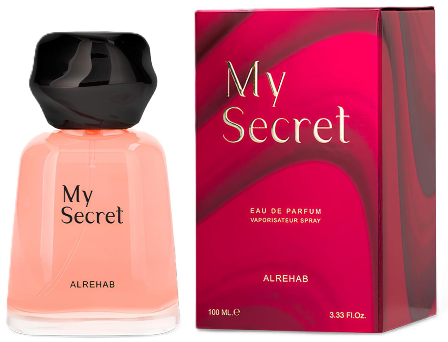Al Rehab My Secret Eau de Parfum Spray - Fresh Floral Sweet Fragrance for Women | 3.33 Ounce (100ml)